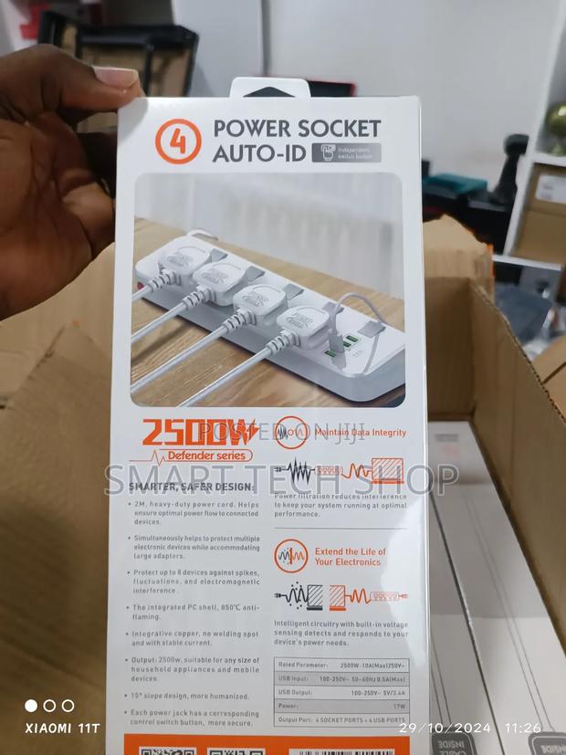 Ldnio Surge Protector 4 Outlets Power Strip With 4 Usb 2m · Photo 7