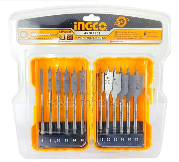 22pcs Flat Wood Drill Bits Set AKDL1201 · Photo 1