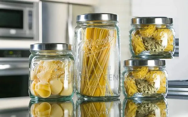 Mason 4-Piece Glass Canister Set · Photo 1