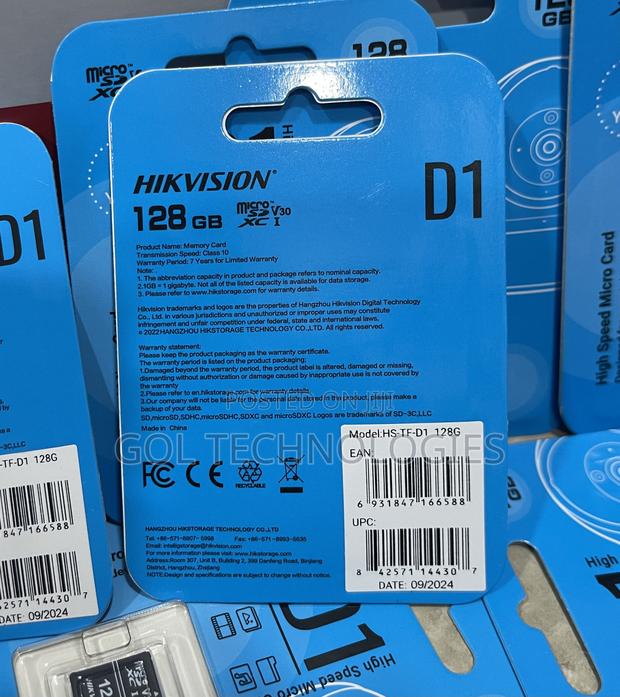Hikvision HS-TF-D1 128GB Memory Card (Black) Micro SD Card · Photo 5