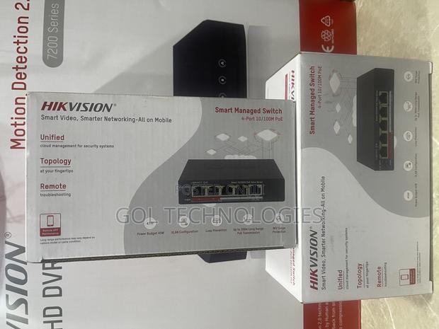 Hikvision Ds-3e1105p-Ei/M 4port Smart Managed Poe Switch · Photo 2