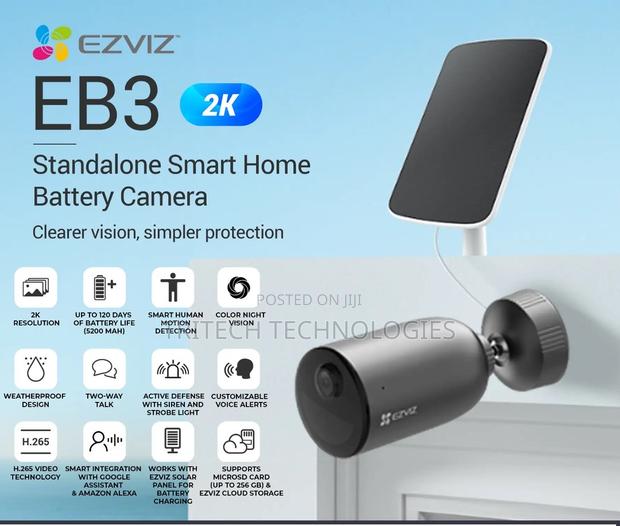 Ezviz Eb3 Standalone Smart Home Battery Camera Outdoor · Photo 1