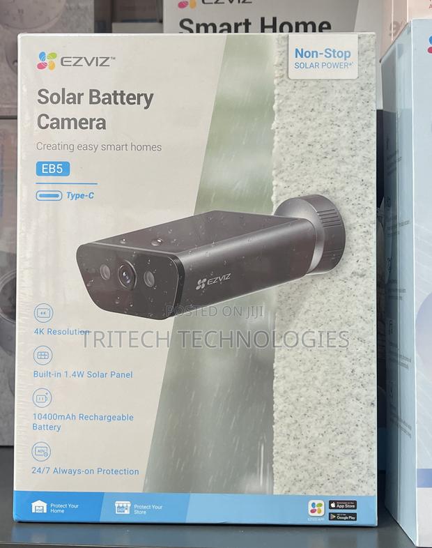 EZVIZ EB5 8MP Outdoor Wifi Smart Solar Camera · Photo 1
