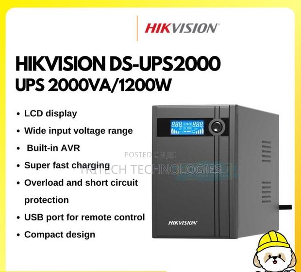 Hikvision Ups 2000va (2kva) LCD Display Built-in Avr · Photo 2