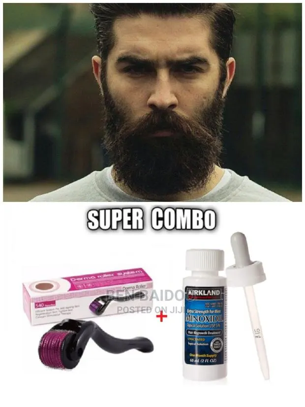 Kirkland Best Beard Growth And Derma Roller Super Combo · Photo 1