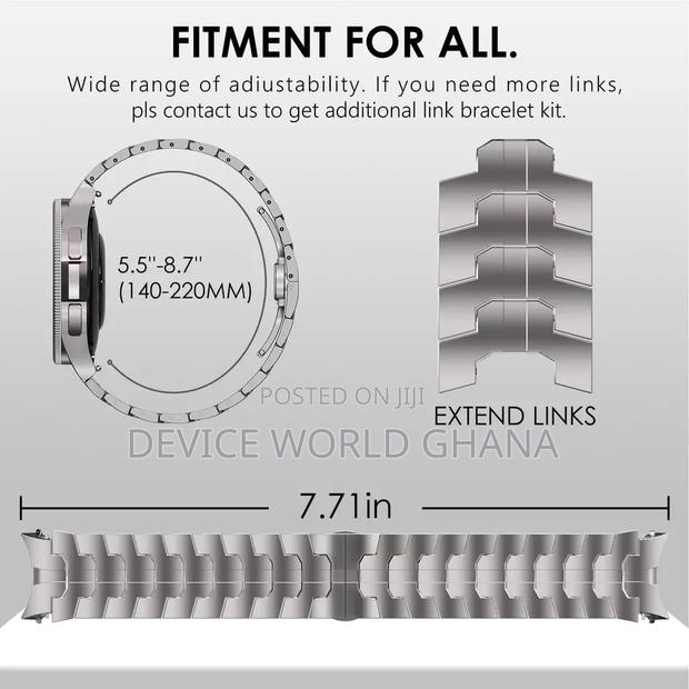 Kek Titanium Stainless Steel Strap 4 Samsung Watch 3 4 5 6 7 · Photo 7