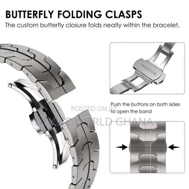 Kek Titanium Stainless Steel Strap 4 Samsung Watch 3 4 5 6 7 · Photo 6