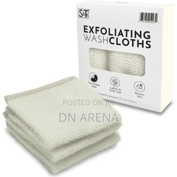 Dual-Sided Exfoliating Washcloths 9.9 Inch X 9.9 Inch 3 Pack · Photo 5