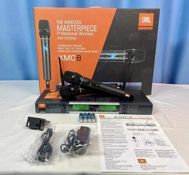 JBL Kmc8 Multi-Channels Dual Wireless Microphone Set · Photo 1