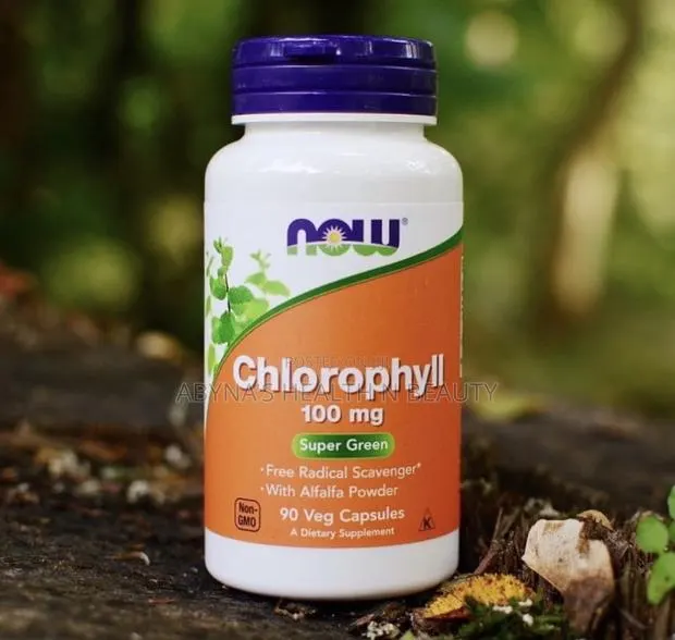 Now Chlorophyll Capsules 100mg · Photo 1