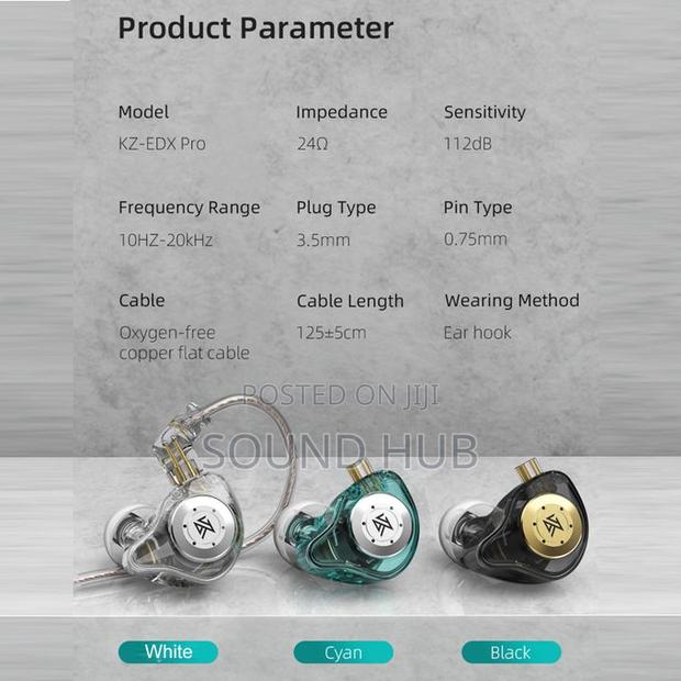 Kz Edx Pro in-Ear Stage Monitor Wired Headphone · Photo 4