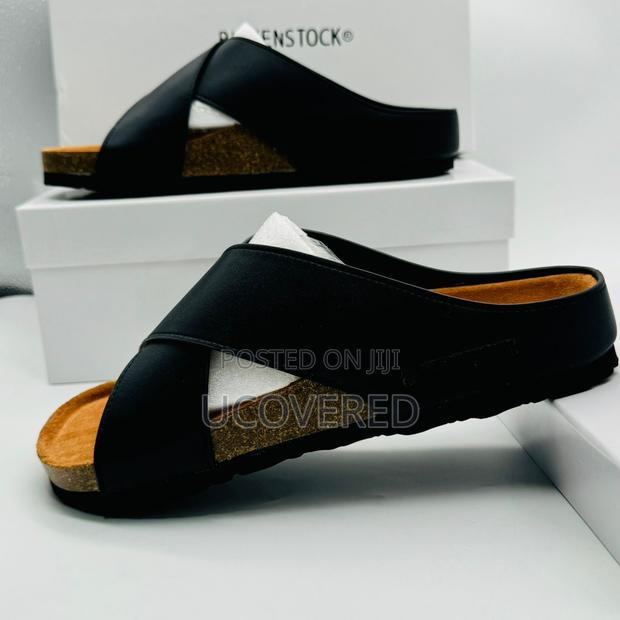 Birkenstock Leather Slippers · Photo 1