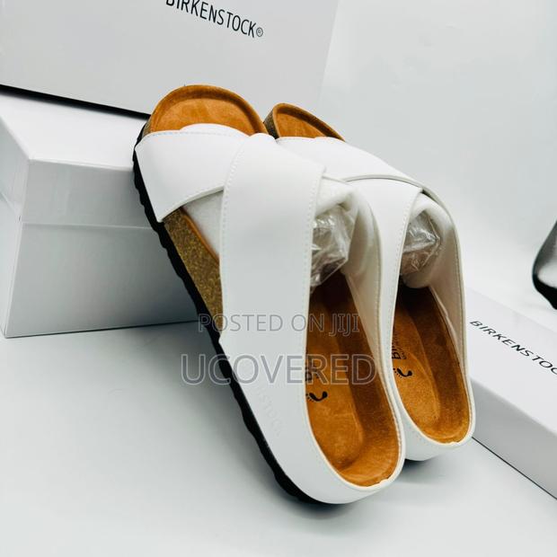 Birkenstock Leather Slippers · Photo 3