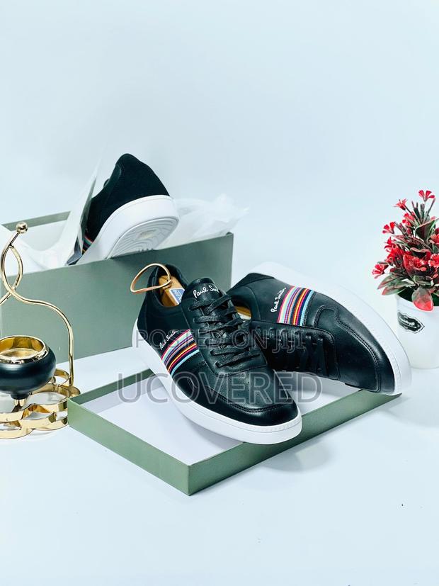Paul Smith Black and Coloured Strip Sneaker · Photo 4