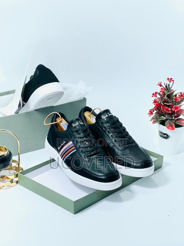 Paul Smith Black and Coloured Strip Sneaker · Photo 2