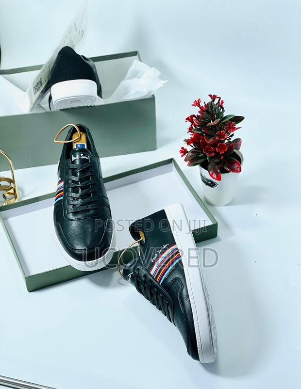 Paul Smith Black and Coloured Strip Sneaker · Photo 3