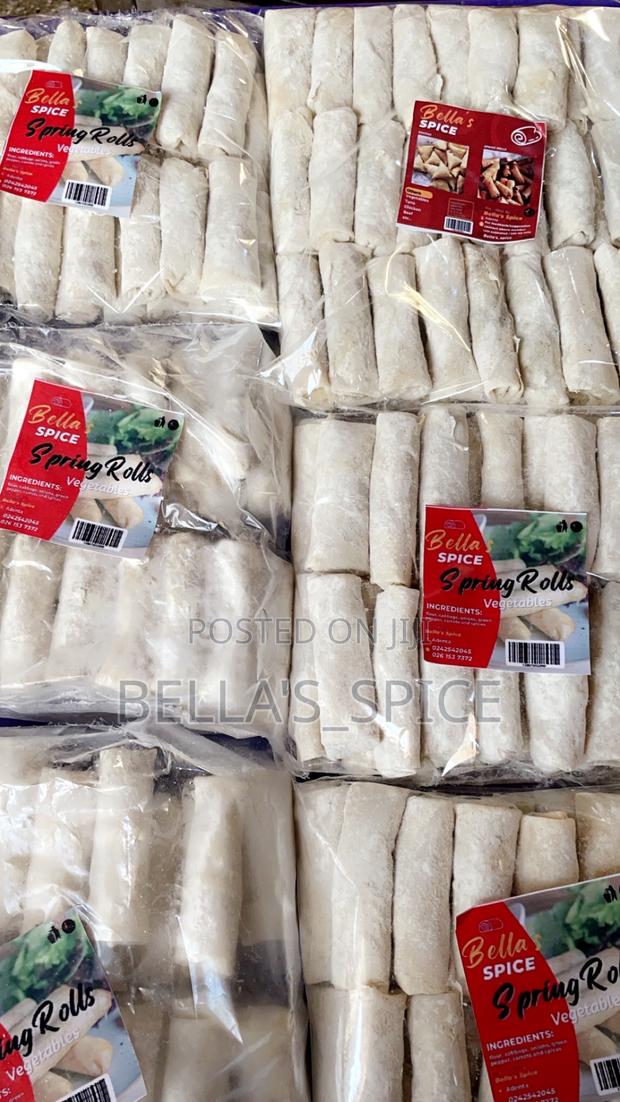 Delicious Ready to Fry Spring Rolls and Samosa · Photo 3