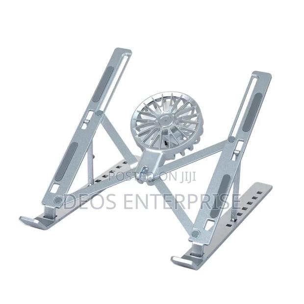 Metal Support Laptop Stand With Mini Fan Attach · Photo 1