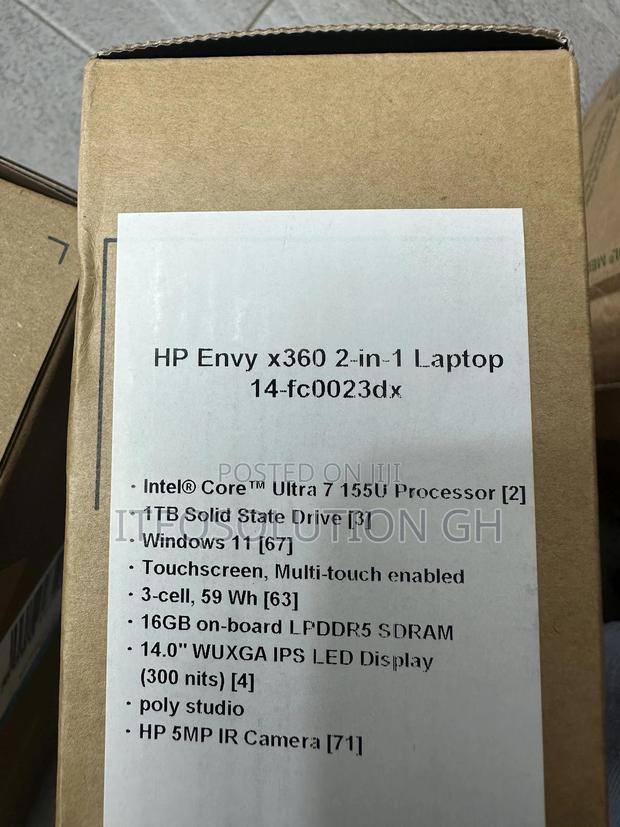 New Laptop HP Envy 14 16GB Intel Core Ultra 7 SSD 1T · Photo 2