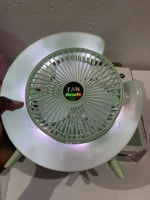 RGB Colourful Desktop Fan · Photo 1