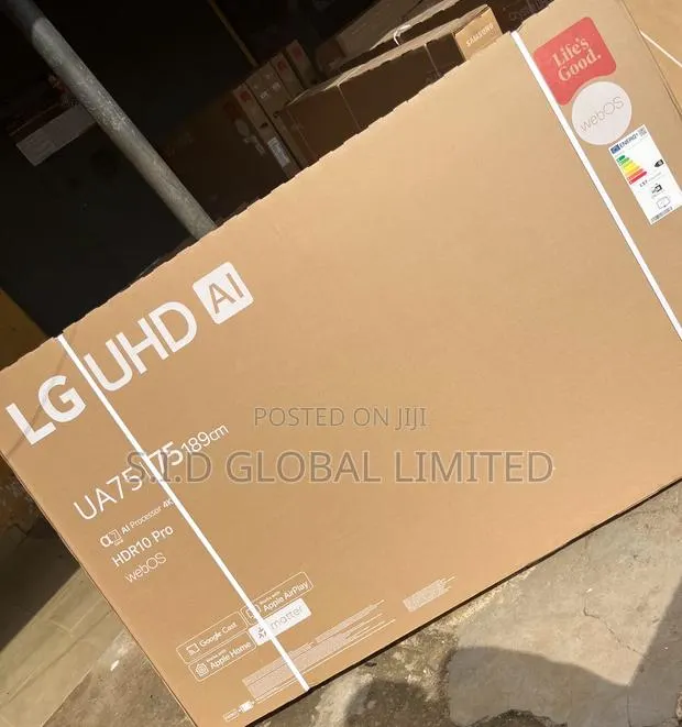 Experience Cinematic Brilliance on a Massive Lg 75" Smart Tv · Photo 1