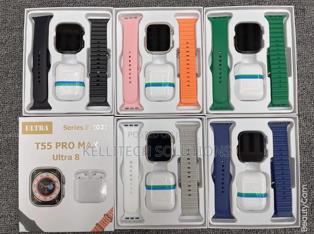 6in1 T55 Pro Max Ultra Smart Watch With Airpod · Photo 2