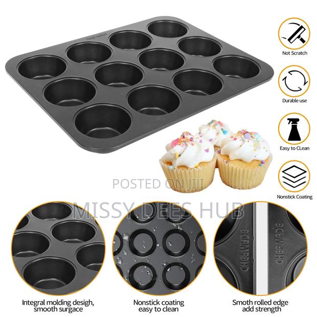 Non-Stick Cupcake Tray - 12 Holes · Photo 8