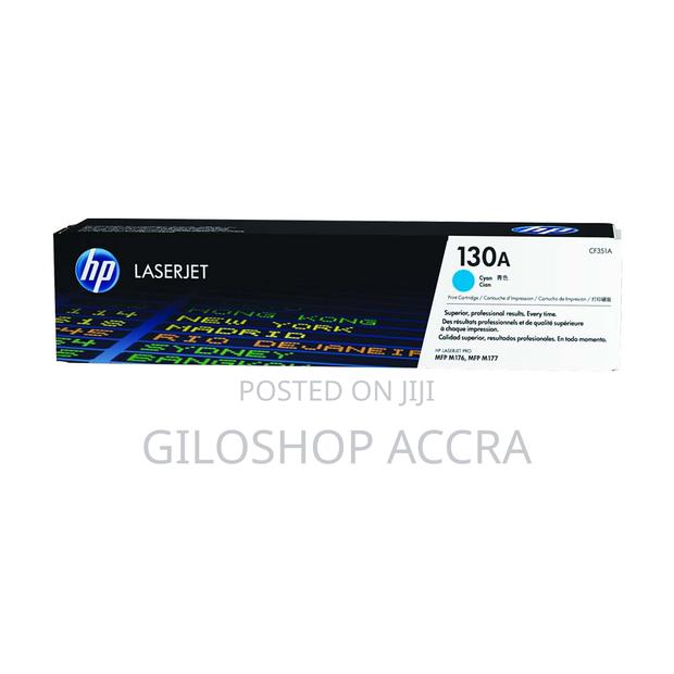 Hp 130a Cyan Original Laserjet Toner Cartridge, Cf351a · Photo 1