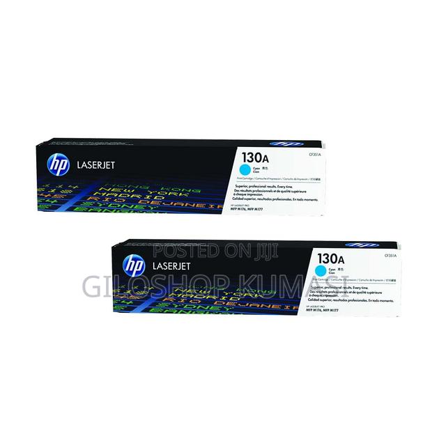 HP 130A Cyan Original Laserjet Toner Cartridge, CF351A · Photo 1