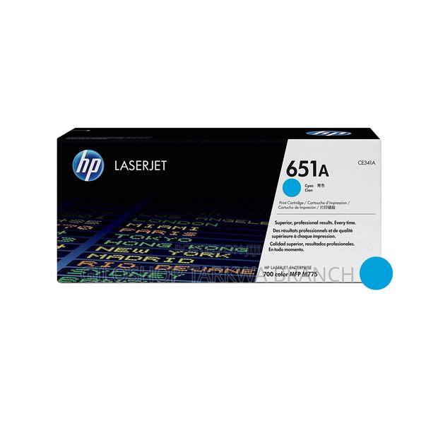 HP 651A Cyan Original Laserjet Toner Cartridge, CE341A · Photo 1