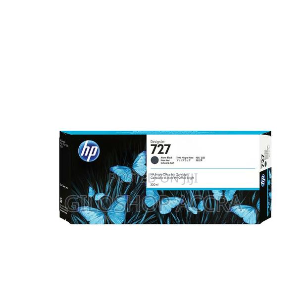 HP 727 300-Ml Matte Black Designjet Ink Cartridge, C1Q12A · Photo 1