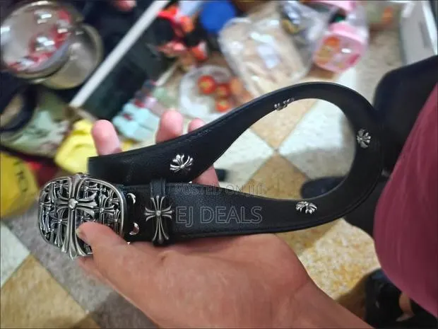 Vintage Chrome Hearts Cemetery Cross Belt · Photo 1