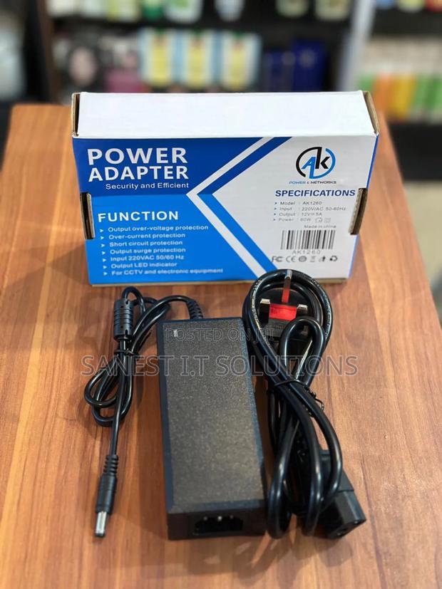 12v 5 Amp CCTV Power Adapter · Photo 1
