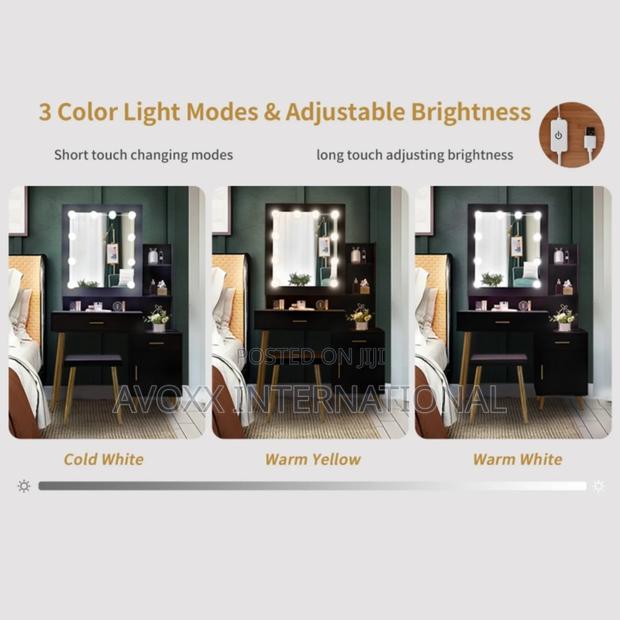 Ktaxon Vanity Table Set Makeup Vanity Desk With Drawers · Photo 4