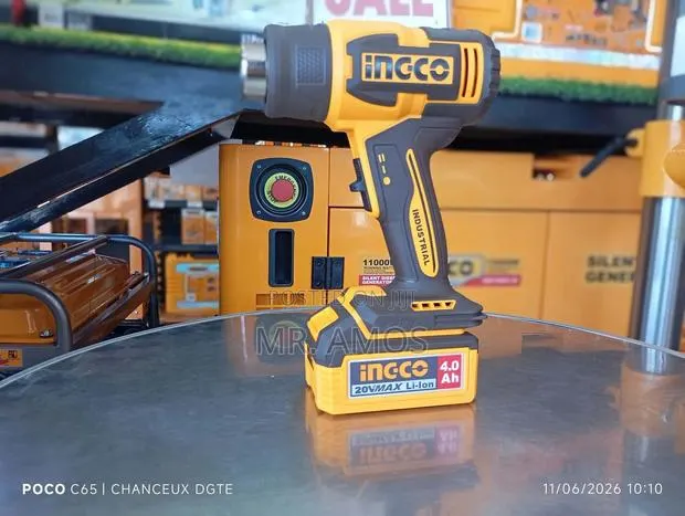 Industrial Cordless Heat Gun With 4PCs Accessories Incl. - HGLI20065 · Photo 1