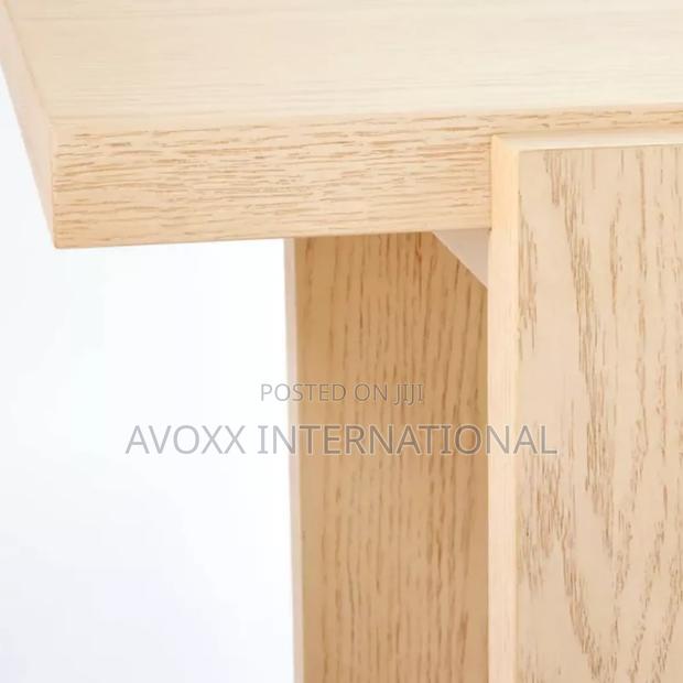Bleached Oak Console Table Natural Wood - Threshold · Photo 4