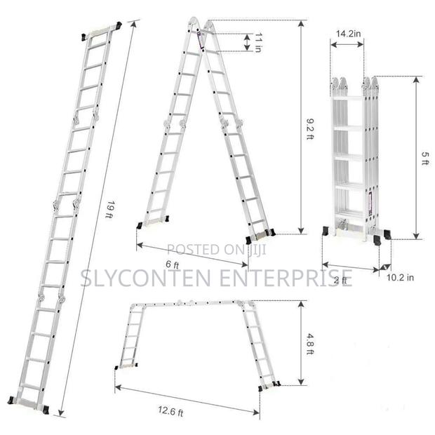 4x4 Steps Foldable Ladder · Photo 1