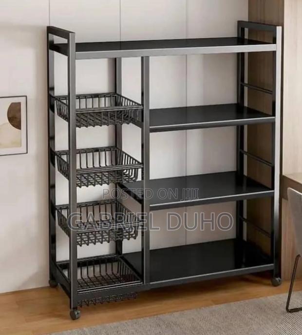 Metal Kitchen Rack With Fruit Basket · Photo 1