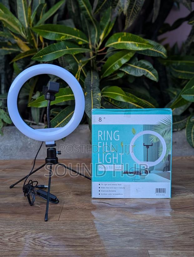 8'' Ring Light Phone Tripod Stand Led Light Selfie Stick
