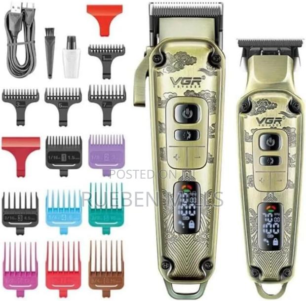 VGR V643 Ultra Premium 2 in 1 Barbering Machine Hair Clipper · Photo 1