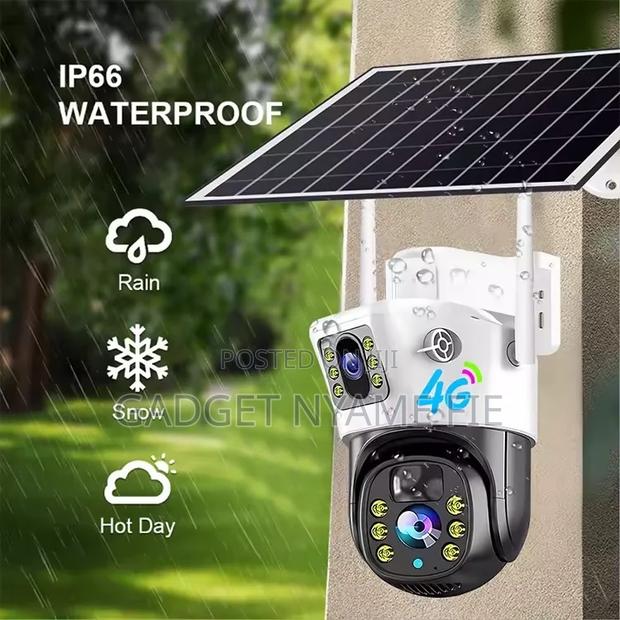 4G SIM Card Solar Powered CCTV Camera · Photo 1