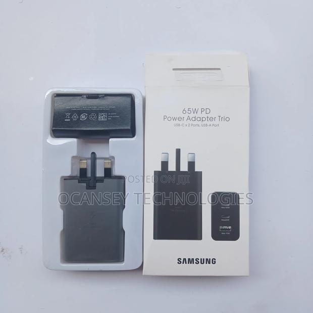 Original Samsung 65W PD Trio Ports Type-C Complete Charger