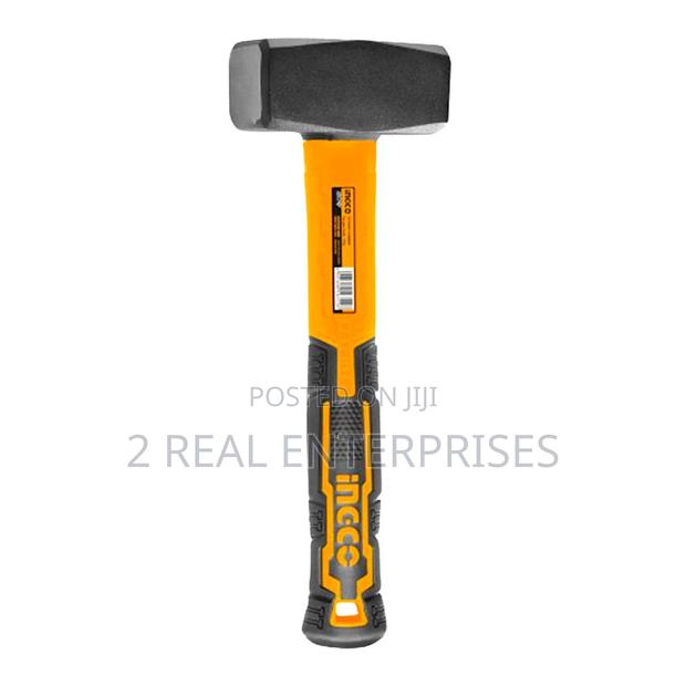 INGCO STONE HAMMER -4kg 900mm Fiber Glass Handle - Brand New · Photo 1
