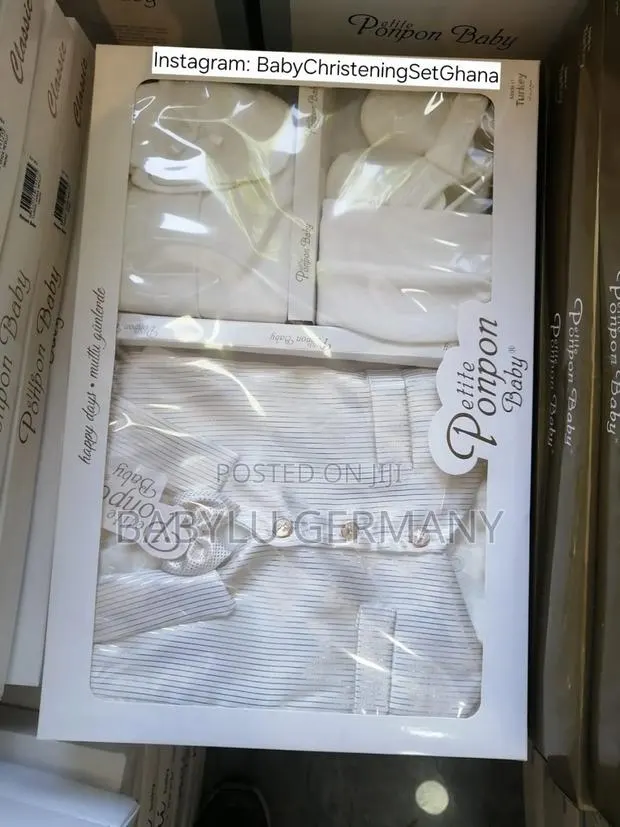 White Baby Luxury Naming or Christening Gift Set · Photo 1