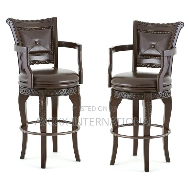 Steve Silver Antoinette PU Swivel Bar Chair, 2 Sets · Photo 1