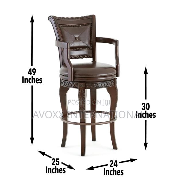 Steve Silver Antoinette PU Swivel Bar Chair, 2 Sets · Photo 3