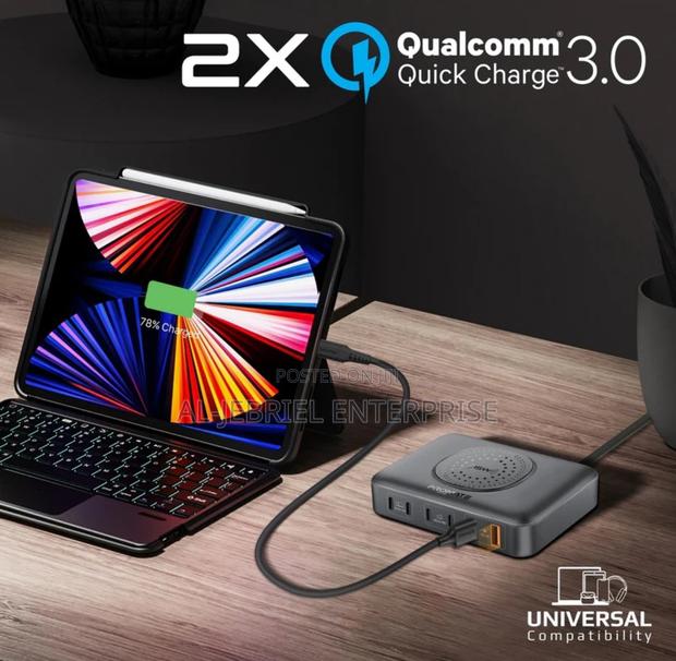 Ganfast 100W Promate Power Station + Wireless QC3.0 Charger · Photo 2