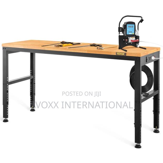 VEVOR Adjustable Oak Worktop Workbench M4820 · Photo 1