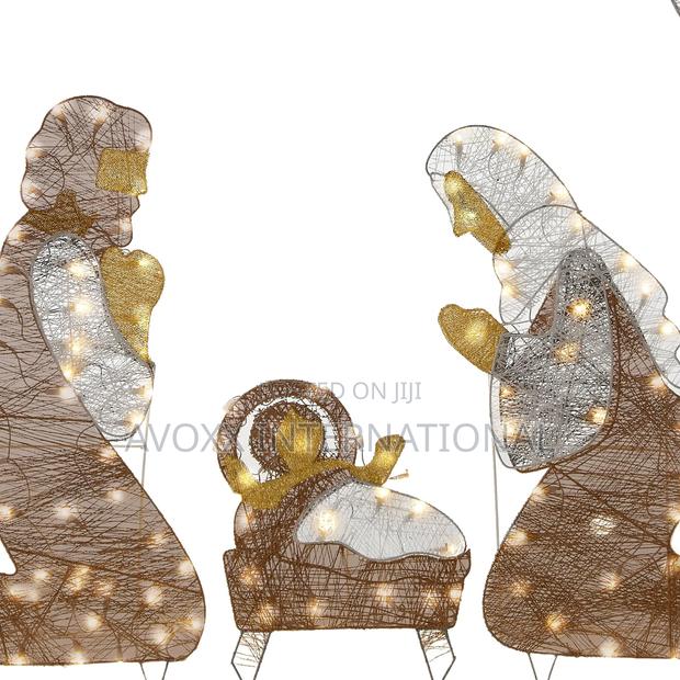 NTC Pre-Lit Nativity Scene, Cool White Lights, LED, 72" · Photo 2