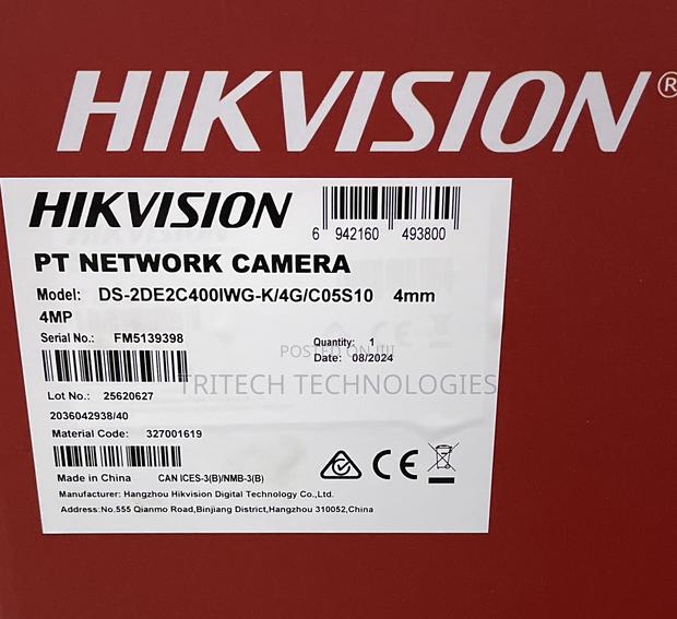 Hikvision Solar 4g Ptz 4mp Camera Ds-2de2c400iwg-k/4g/C05s10 · Photo 4